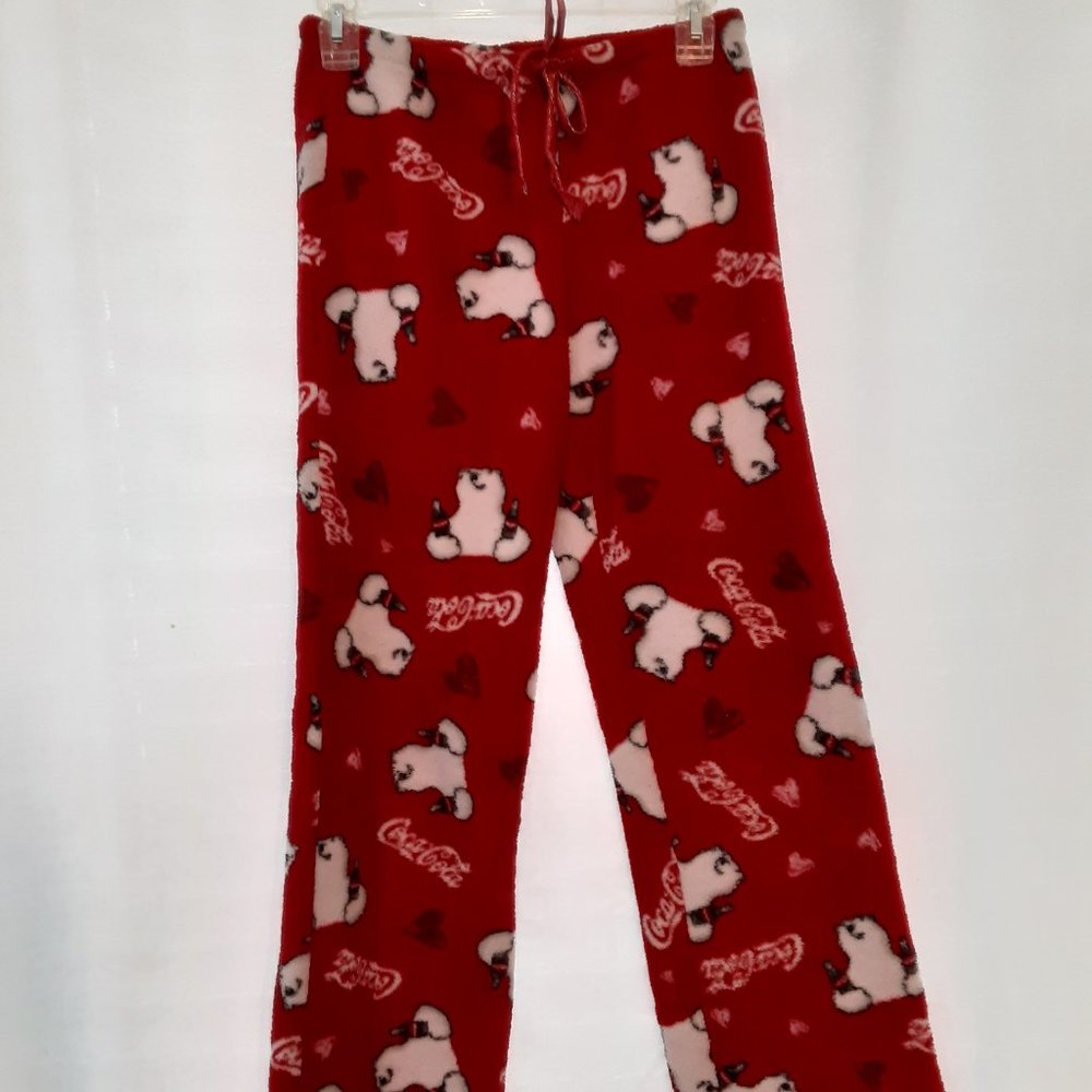 Coca-Cola PJ Set w/ Fleece Pants & Graphic Tank (S)